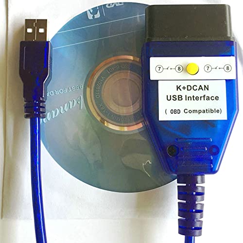 KDCAN OBD Lead-Ediabas Expert Rheingold OBDII Diagnosis, NCS Coding Winkfp Car Programing, Nuevo diseño de Interruptor para KDcan