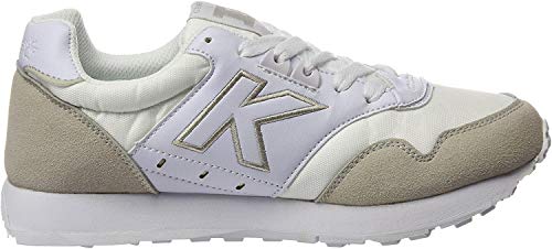 Kelme K-37, Zapatillas Unisex Adulto, Blanco, 39 EU