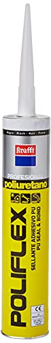 Krafft poliflex-plus - Adhesivo/a poliflexplus poliuretano negro (cartucho 300ml)