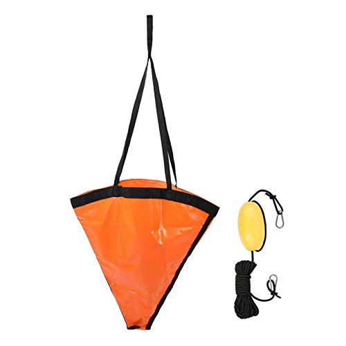 Labuda Flotador de Ancla de Pesca, Ancla de Deriva de Kayak Ligero con Flotador para lanchas a Motor Veleros Botes inflables, lanchas a Motor, Kayaks(Anchor Float Set)