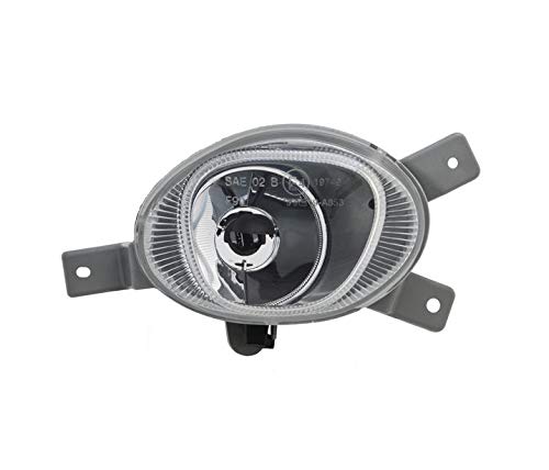 Luz antiniebla derecha compatible con Volvo XC-70 1997 1998 1999 2000 2001 2002 2003 2004 2005 2006 2007 VH315P foco halógeno delantero antiniebla luces de lado del pasajero