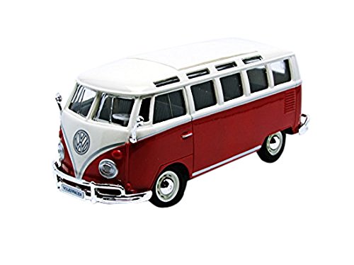 Maisto - 31956r - Volkswagen - T1 Samba Combi - 1/25 Escala