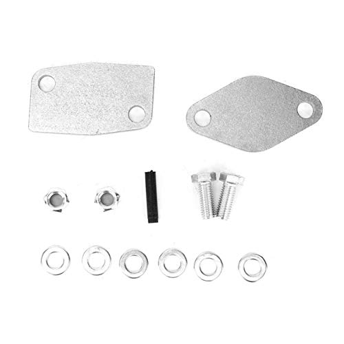 MENGHE TANGZHOU Kit de eliminación de automóvil EGR Placas de Bloques de Bloqueo 985984415261 Ajuste para Mitsubishi Delica/Pajero EGR Válvula Bloqueador de Blanco