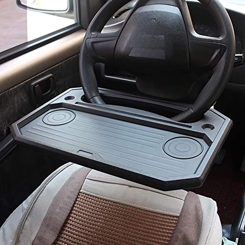 Mesa de coche,Bandeja del volante del automóvil,Soporte de la computadora del coche,portavasos de Coche, Escritorio multifunción para el volante del coche