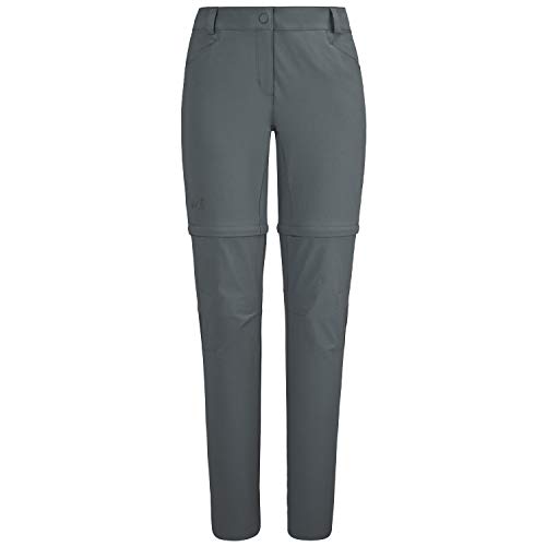 MILLET Trekker Stretch Zip-Off Hiking Pants, Womens, Urban Chic, 42