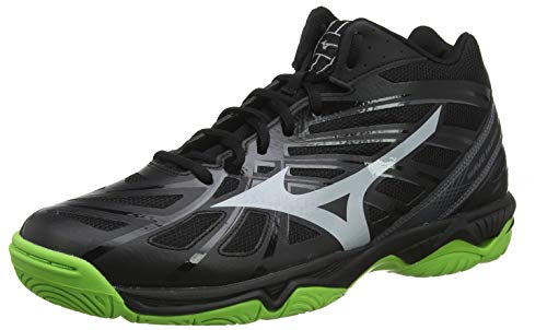 Mizuno Wave Hurricane 3 Mid, Zapatillas de Voleibol Mujer, Verde Claro Verde 37, 45 EU