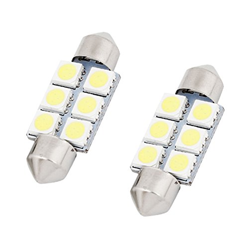 Muchkey luz de interior coche Para Spark 2009-2013 Auto Dome Bombilla Kit Blanco 2pcs