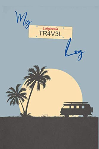 My Travel Log: VW Bus Themed Cool Log book - Journal to Record Your Memories