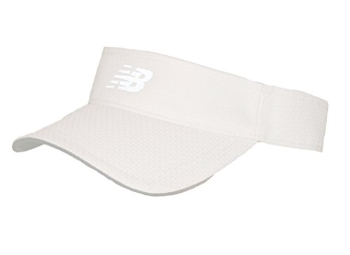 New Balance Visera de Rendimiento para Hombres, Mujeres | Bloquea el Sol, para Correr, Golf, Tenis, Unisex, 500014, Blanco, Talla única