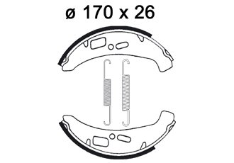 PASTILLAS DE FRENO DELANTERO AP RACING VESPA COSA CLX 125 1988