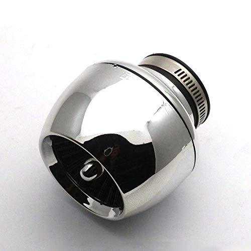 PUXINGPING- Rendimiento 48mm 49mm 50mm Chrome Filtro de Aire for GY6 125cc 250cc ATV Buggy Vespa Parte