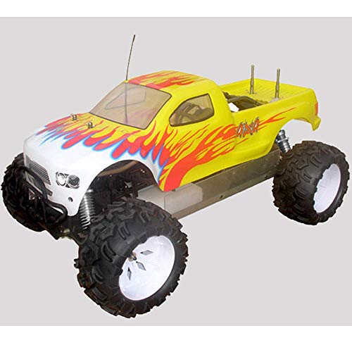 QSs-Ⓡ Coche Todoterreno Bigfoot Gasolina 2WD, 1/5 TH Scale Gasolina RC TRT Modelo de vehículo de Juguete, Motor 30CC, Sistema de Control Remoto