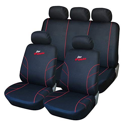 QXCOM - Funda universal para asiento de coche de fibra de lino para Volvo S40, S60, S80, V40, V50, V60, V70, XC70 y XC90