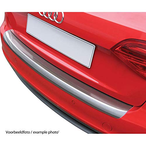 RGM RBP4545 Protector del Parachoques Trasero ABS Compatible con Volkswagen Golf Vi Cabrio 2011-Aspecto 'ALU Cepillado'