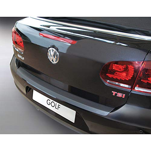 RGM RBP545 Protector del Parachoques Trasero ABS Compatible con Volkswagen Golf Vi Cabrio 2011-Negro