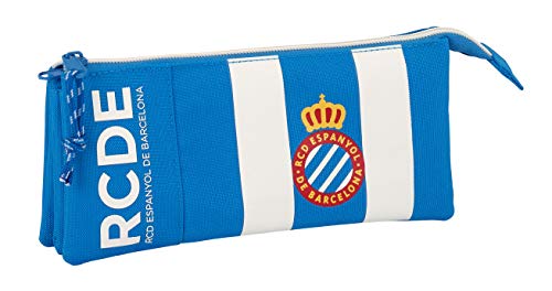 Safta Estuche Escolar R.C.D. Espanyol Oficial 220x30x100mm