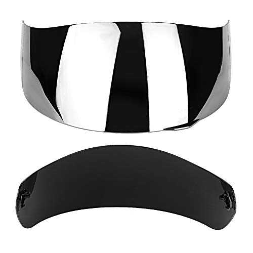 SANON Motocicleta Viento Escudo Casco Lente Visor Escudo Cara Completa Ajuste para Agv K1 K3 Sv K5 K5-S