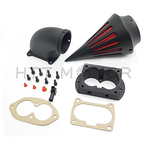 SMT Moto- motocicleta Spike Kits de filtro de aire para 2002 – 2009 Kawasaki Vulcan 1500 1600 Mean Streak negro