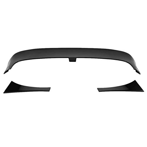 Spenyf-spoiler Negro brillante Clubsport Fibra De Carbono Estilo trasera spoiler de techo en forma for el Volkswagen Golf 7/7.5 GTI R 2013-2020 (Color : Gloss Black)