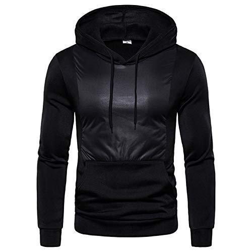 SSBZYES Camisas Deportivas para Hombre Tops Casuales para Hombre Chaquetas De Suéter Casuales para Hombre Jersey De Código Europeo Suéter con Capucha Suéter De Contraste De Moda