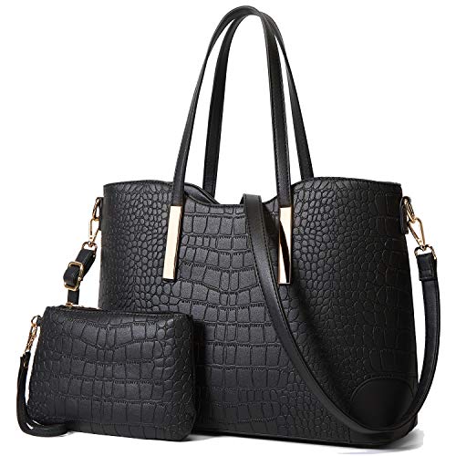 TcIFE Bolsos de Mujer Bolso Hombro Bolso Bandolera Bolso Señoras Tote 2pcs Set