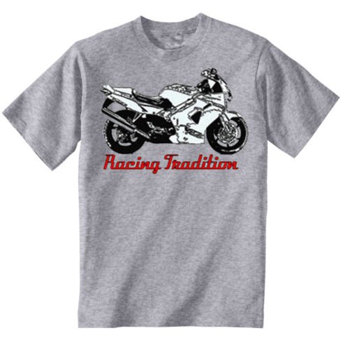 TEESANDENGINES Honda VFR 800FI 1998 Inspired Camiseta Gris para Hombre de Algodon Size Xxlarge