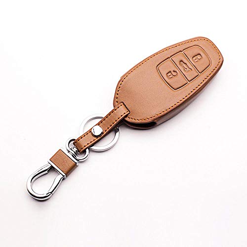 TGBVCar Key Cover Skin Case Set Apto para Volkswagen VW Touareg 3 Botones Llave Inteligente Proteger Shell Llaves de Coche Accesorios Cubierta de Teclado