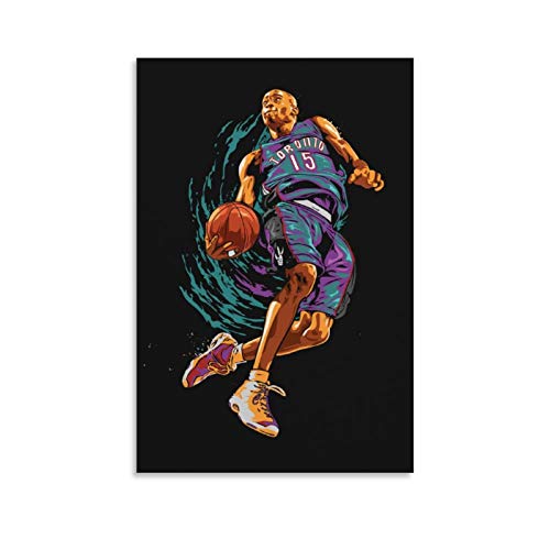 TINGTAI Póster clásico de baloncesto de Vince Carter de baloncesto de 40 x 60 cm