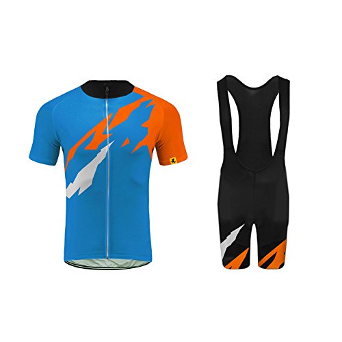 Uglyfrog Maillots de Ciclismo Hombres Camiseta y Pantalones Cortos de Ciclismo Conjunto de Ropa para Ciclismo al Aire Libre DTMX02F