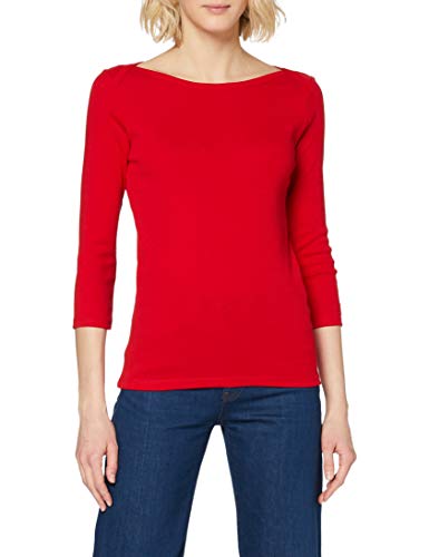 United Colors of Benetton Maglia M/l Jersey, Rojo (Rosso 015), X-Large para Mujer