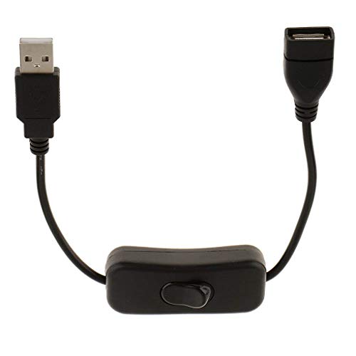 USB Mancho a Hembra Cable de Extenstion con Interruptor de Encendido Apagado 1 pieza