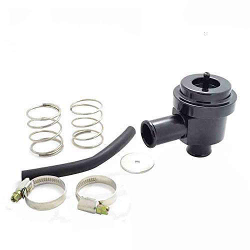 Válvula 5.8 PSI Turbo Blow off Off Valve Universal Bov Tipo Auto 28mm Blow Dump Aluminio Black Blow Apagado Adaptador Kit