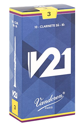 Vandoren V21 - Caja de 10 cãnas para clarinete, fuerza 3