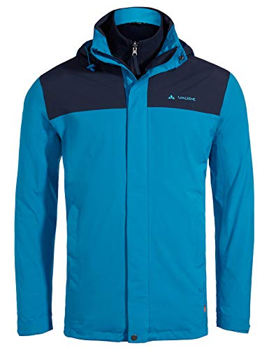 VAUDE Men's Kintail 3in1 Jacket III Chaqueta, Hombre, Icicle, M