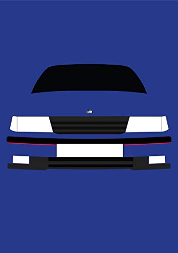 Vauxhall Cavalier MK3 SRi - Tarjeta de felicitación de la empresa de motor Retro