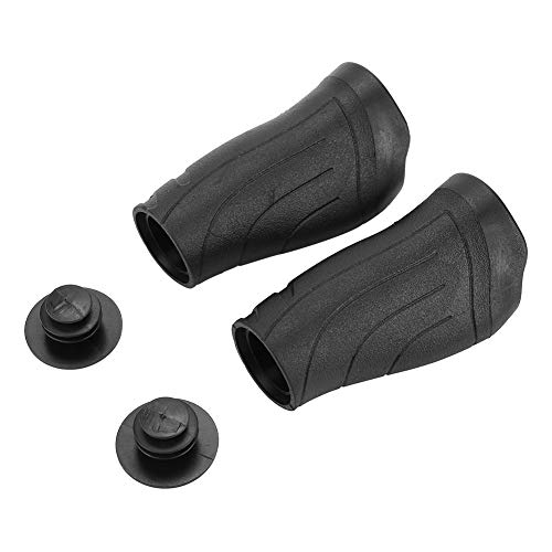 VGEBY1 Puños de manija de Bicicleta, Manillar de vicio de Bicicleta Confort Antideslizante Caucho Corto Largo Montaña Plegable Bicicleta Manillar Bar Grips(Par Corto)