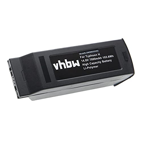 vhbw Batería Recargable Compatible con Yuneec H480, Typhoon H dron, multicóptero, cuadricóptero (7000 mAh, 14,8 V, polímero de Litio)