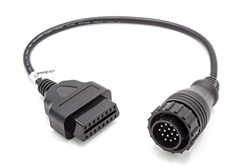 vhbw Cable Adaptador OBD2 14Pin para Dispositivo de diagnóstico OBD Compatible con Mercedes Vito/Sprinter, Volkswagen LT de con. 14Pin