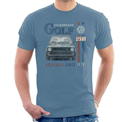 Volkswagen Golf GTI Racing Distressed Men's T-Shirt