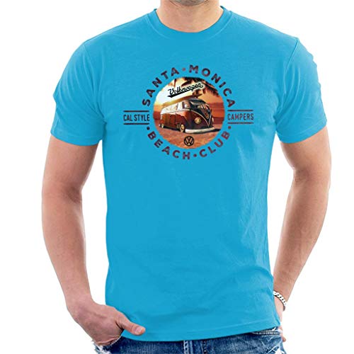 Volkswagen Santa Monica Beach Club Campers Men's T-Shirt