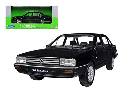 Welly Volkswagen Santana Black 1/24 Diecast Car Model by