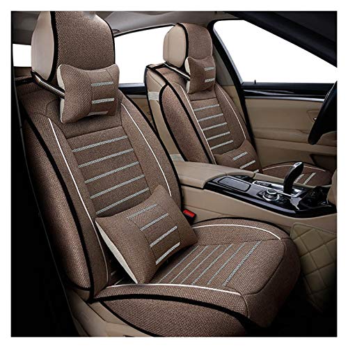 wenxin Cubiertas Asiento Carro Lino Fit For Volkswagen VW Passat B5 B6 Polo Golf Tiguan 5 6 7 Jetta Touran Touareg Sticker Styling, Cubiertas Asiento Automóvil (Color Name : Deluxe Edition)