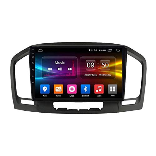 WY-CAR Unidad Principal Estéreo con Radio De Coche Android 8.1 De 9 Pulgadas para Buick Regal/Opel Insignia 2009-2013, Navegación GPS/Bluetooth/FM/RDS/Control del Volante/Cámara Trasera