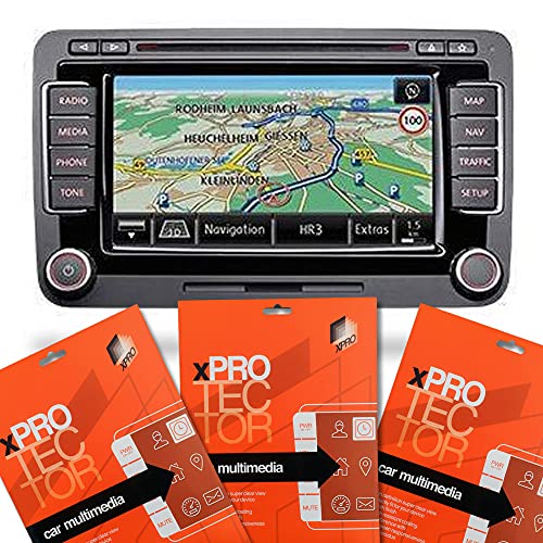XPRO Car Mutlimedia - Protector de pantalla de navegación GPS para Volkswagen Sharan/Golf Cabrio/Touran/Beetle/Caddy/EOS/Jetta/Tiguan/Passat/Scirocco