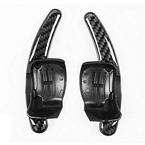 XU Tao 2pcs Car Steering Wheel Shift Paddle Blade ShifterSteering Wheel Shifter Coche Estilo Adecuado para Volkswagen Golf 5 / Polo/Jedda (Color : Black)