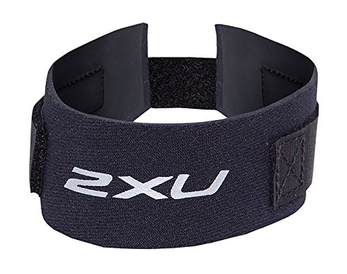 2 x U Unisex Timing Chip Strap - UQ3799g, One Size, Negro/Negro