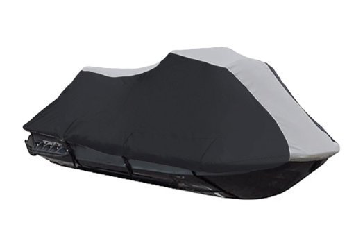 600 Denier Jet Ski PWC Cover fits Yamaha Wave Runner XL 760 1998 1999 Black/Grey by SBU-BUD