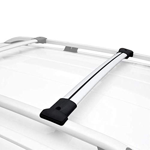 accessorypart Para VW Sharan 2010-2020 Barras de techo Aluminio Gris
