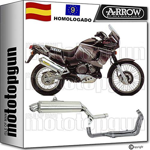 ARROW ESCAPE COMPLETO NO-CATALIZADO Y HOMOLOGADO PARIS DACAR EN INOX COMPATIBLE CON YAMAHA XTZ 750 SUPERTENERE 1989 89 72610PD + 72091PD