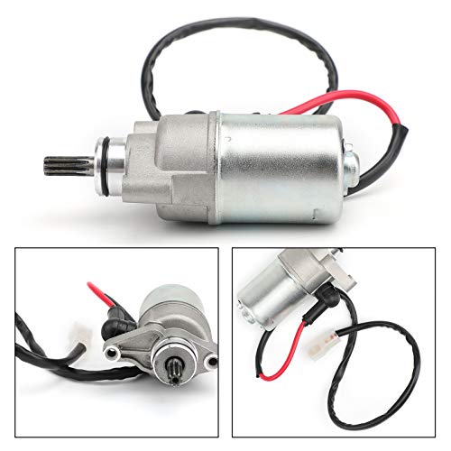 Artudatech Motor de arranque eléctrico de motocicleta, motor de arranque eléctrico de motocicleta, 9 spline para YAMAHA TT-R 50 TTR50E 05-17 TT-R 90 TTR90 2004-2007